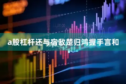 a股杠杆还与宿敌楚归鸿握手言和