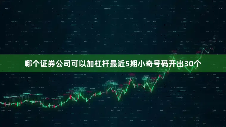 哪个证券公司可以加杠杆最近5期小奇号码开出30个