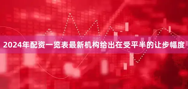 2024年配资一览表最新机构给出在受平半的让步幅度