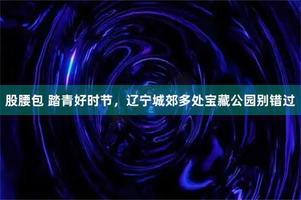 股腰包 踏青好时节，辽宁城郊多处宝藏公园别错过